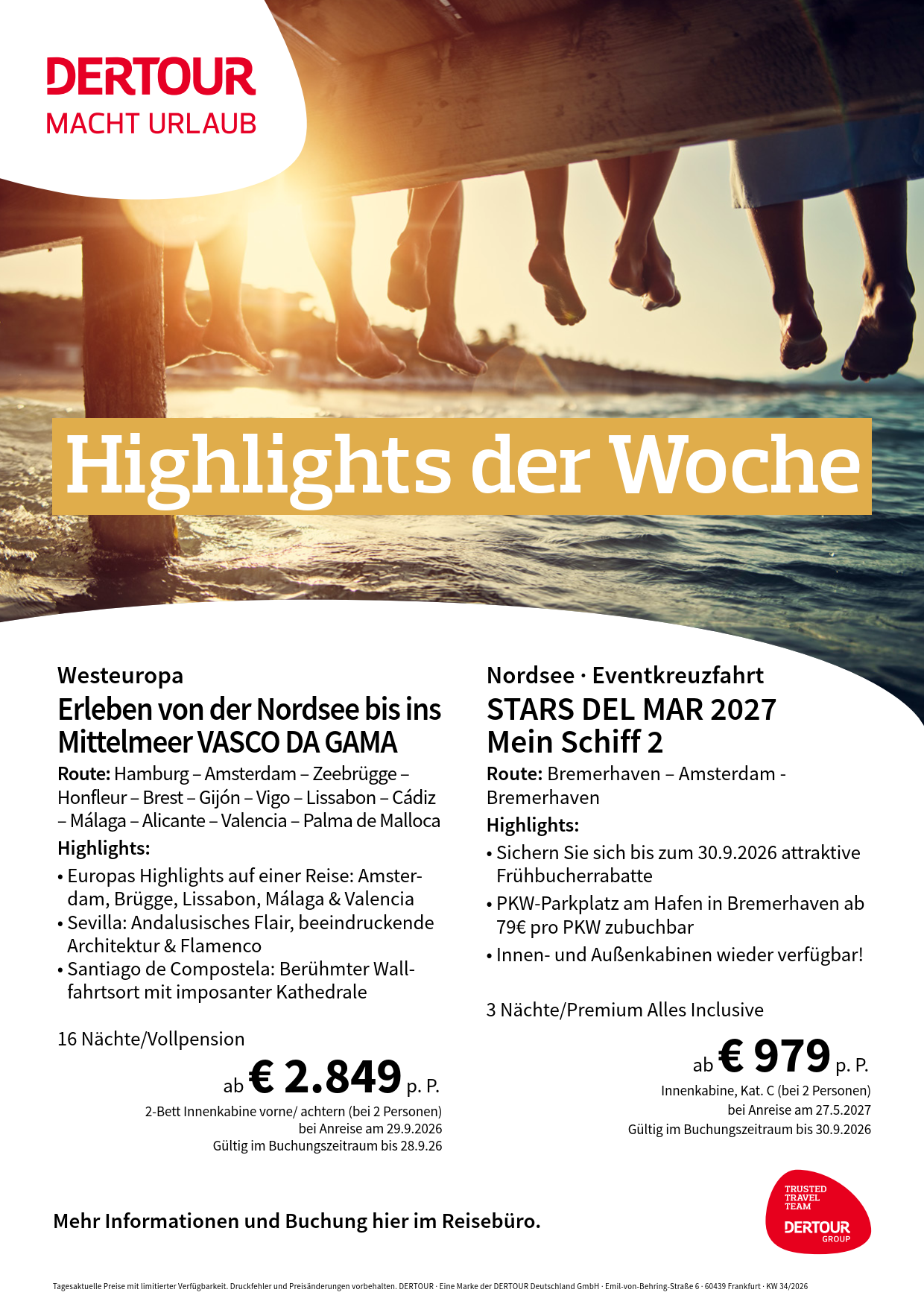 DERTOUR Angebotsflyer